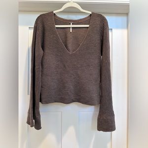 Free People V-neck Sweater.